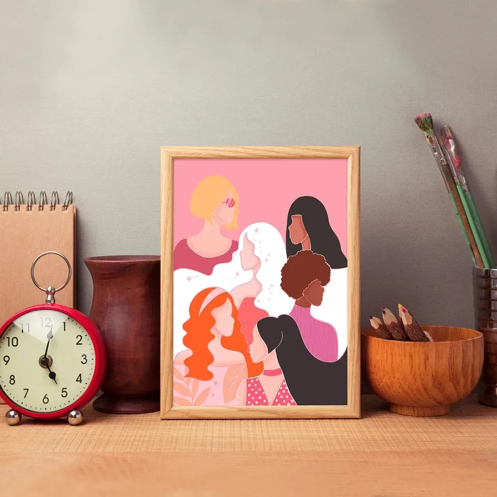 Abstract Feminist Color Letter - Home Decor Y2K recension och pris