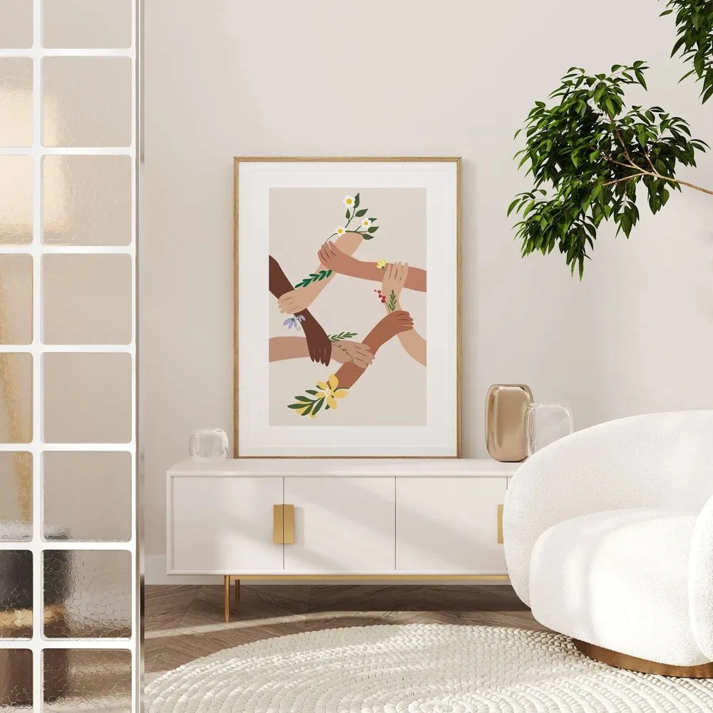 Abstract Feminist Color Letter - Home Decor Y2K recension och pris