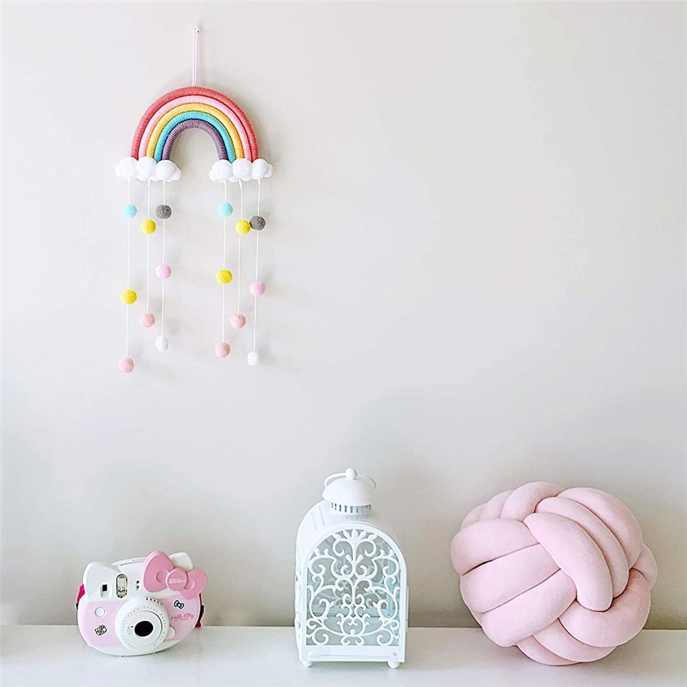 Hand-woven Five Strands Rainbo - Home Decor Y2K recension och pris